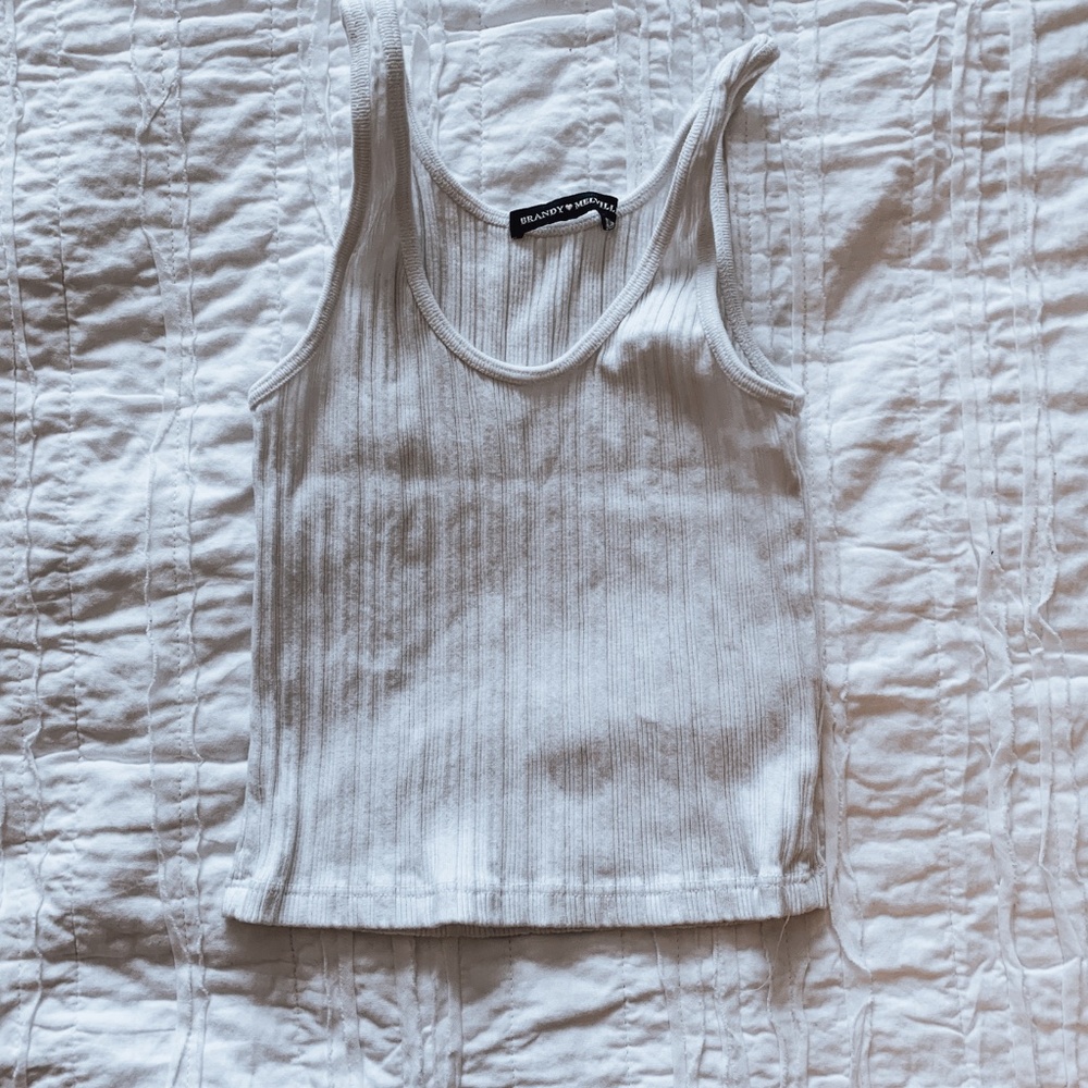 Brandy Melville Ribbed Cropped Tank Top